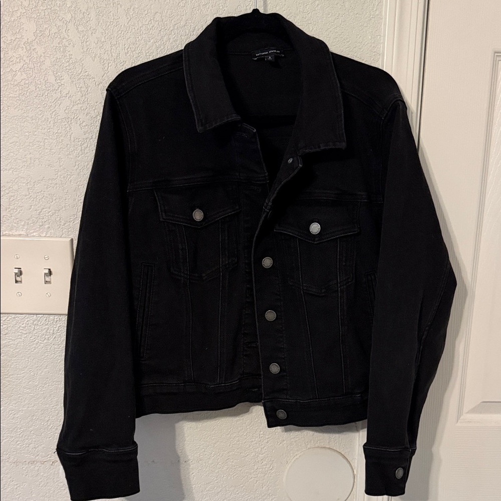 Universal Standard Black Button-Up Jacket - image 1